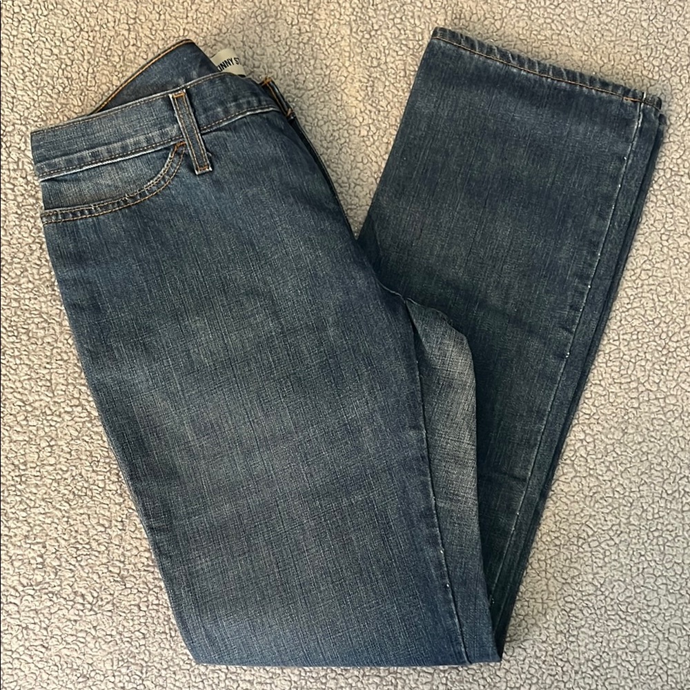 GAP Women's Straight Leg Jeans - Dark Blue